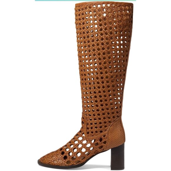 Free People Woodstock Woven Boot Cinnamon Clay Size 8.5 New In Box - Picture 14 of 16